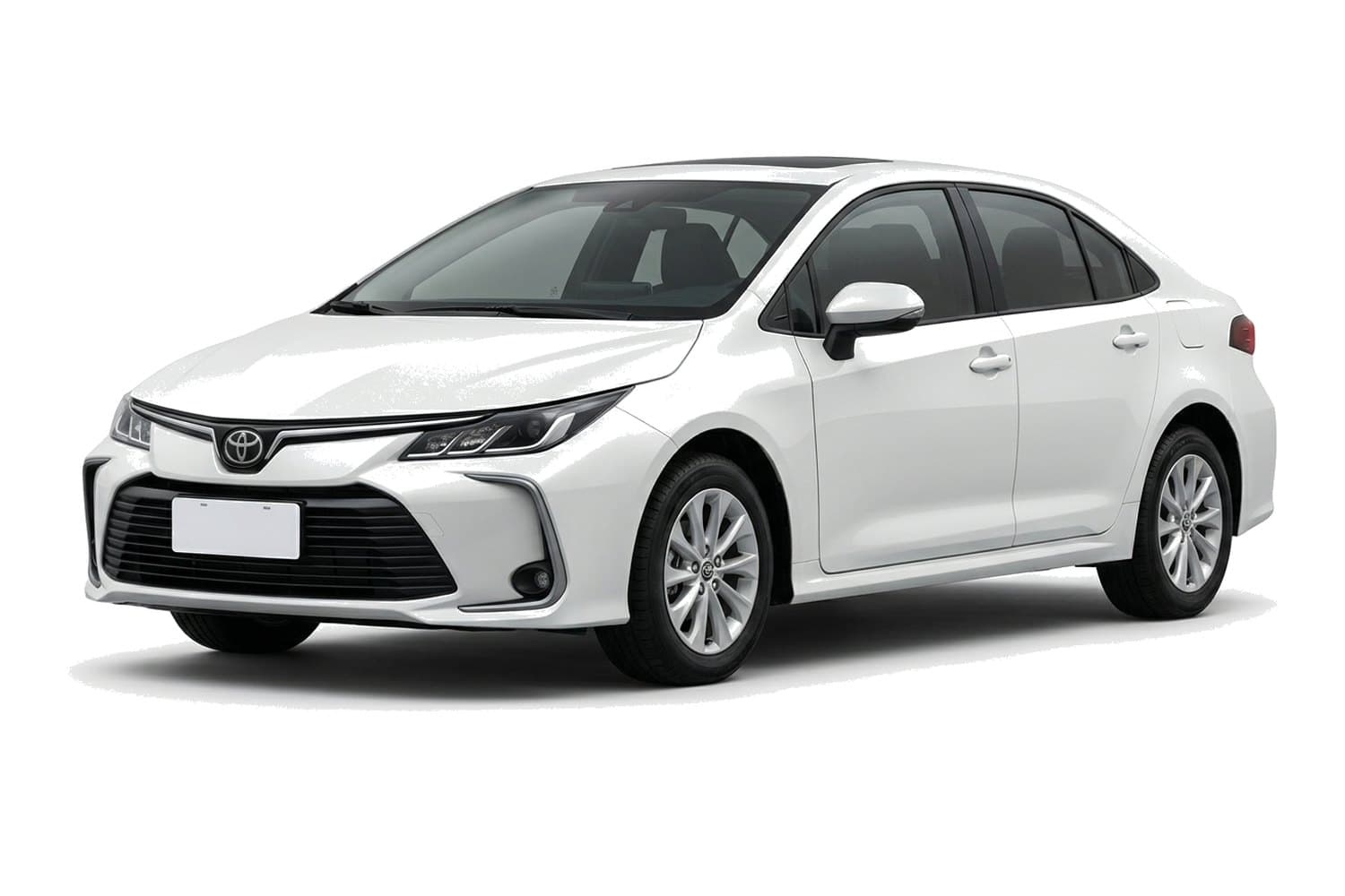 Toyota Corolla, white